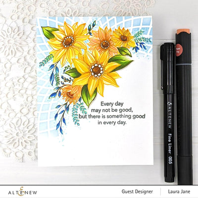Clear Stamps Floral Dahlia Stamp Set