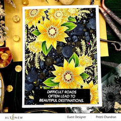 Clear Stamps Floral Dahlia Stamp Set