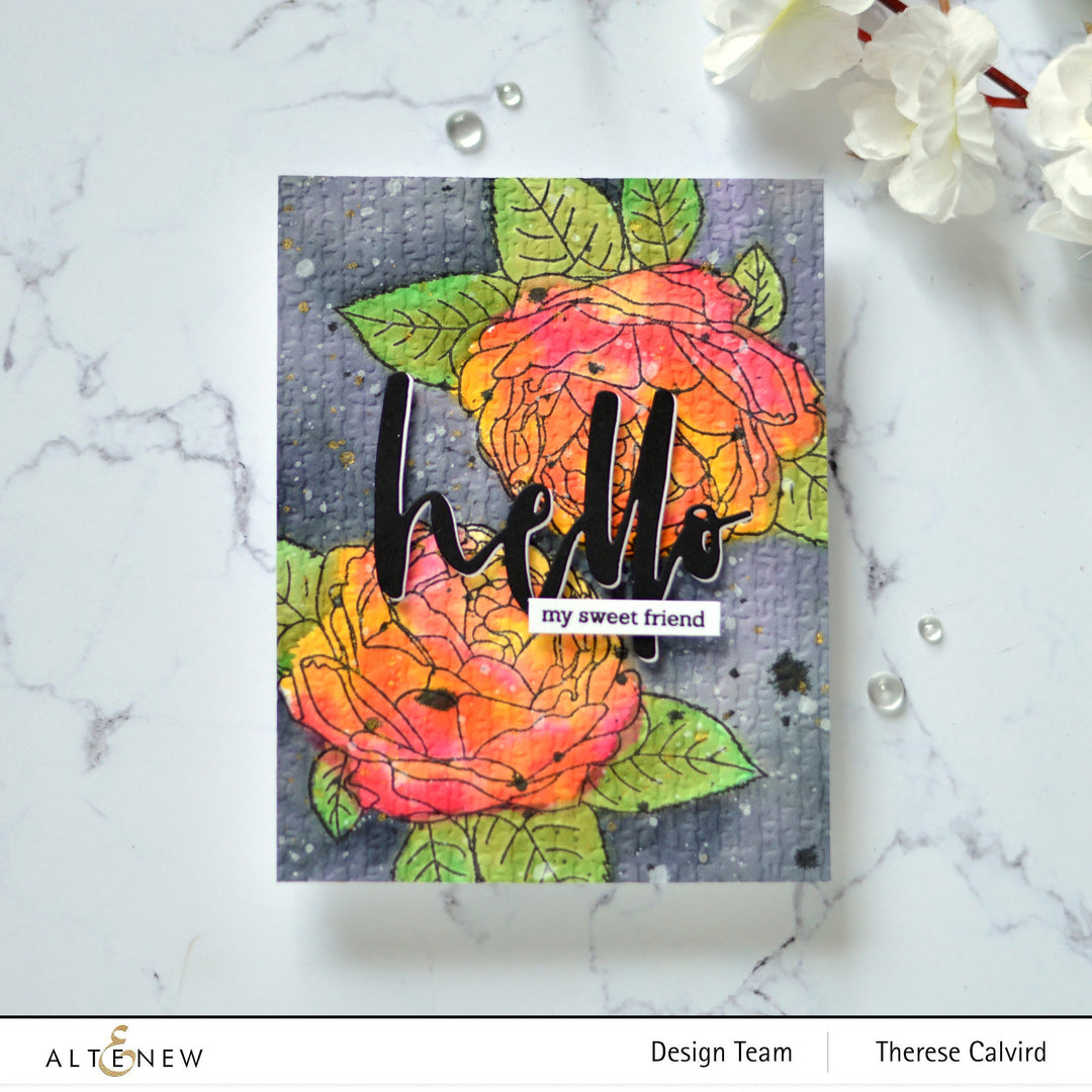 Clear Stamps Fresh Cut Roses Stamp Set