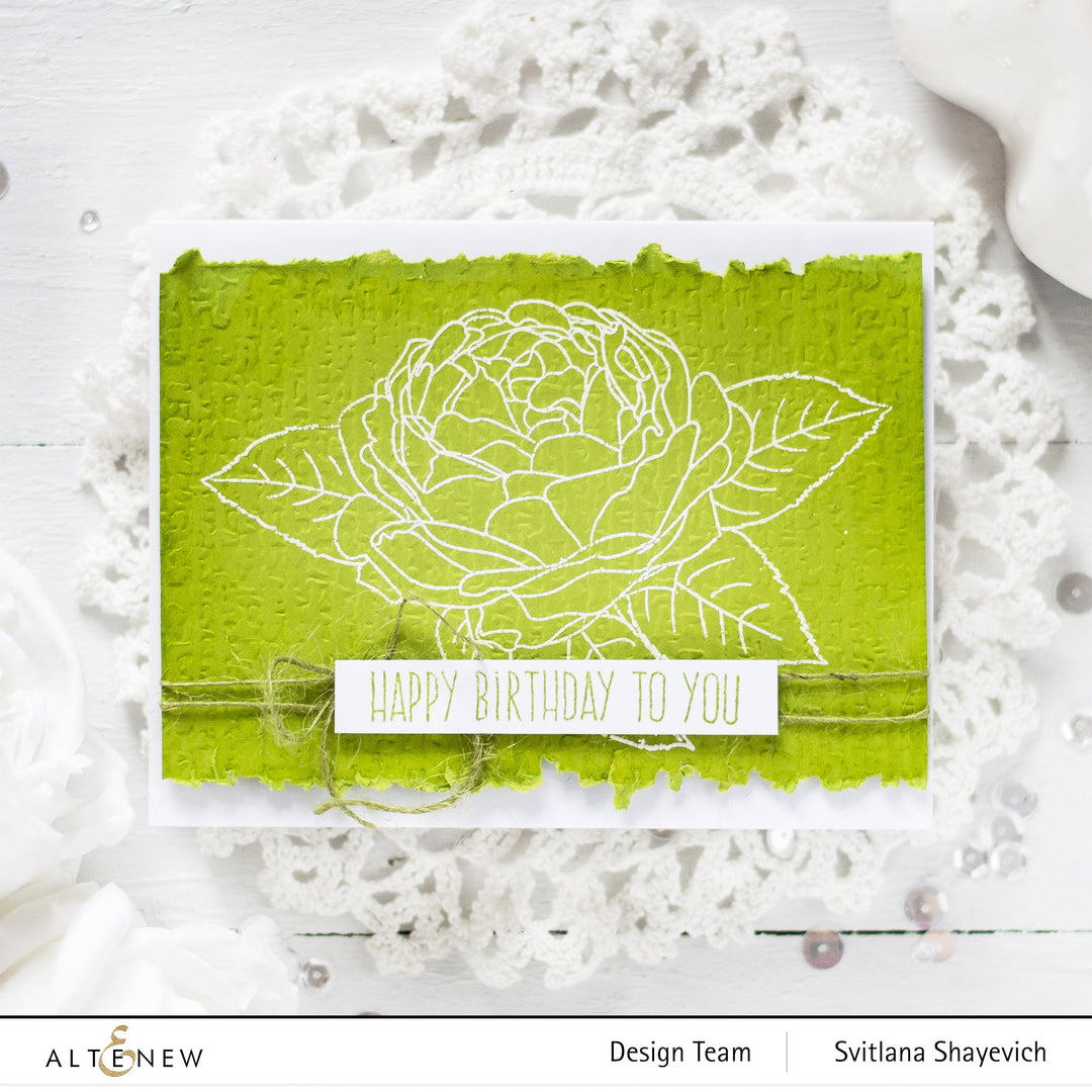 Clear Stamps Fresh Cut Roses Stamp Set