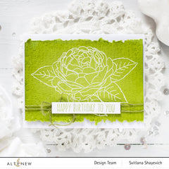 Clear Stamps Fresh Cut Roses Stamp Set