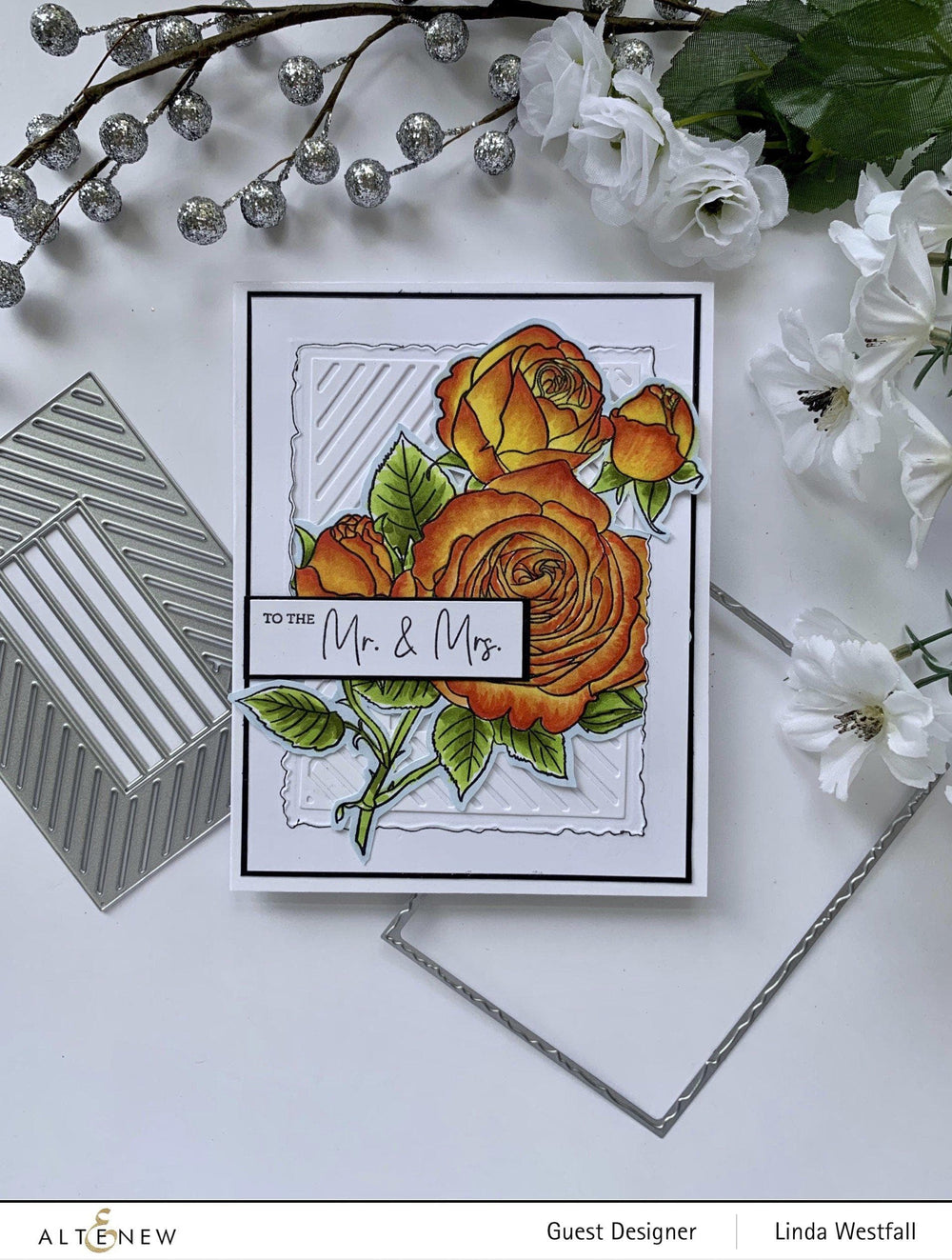 Clear Stamps Fresh Cut Roses Stamp Set
