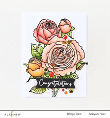 Clear Stamps Fresh Cut Roses Stamp Set