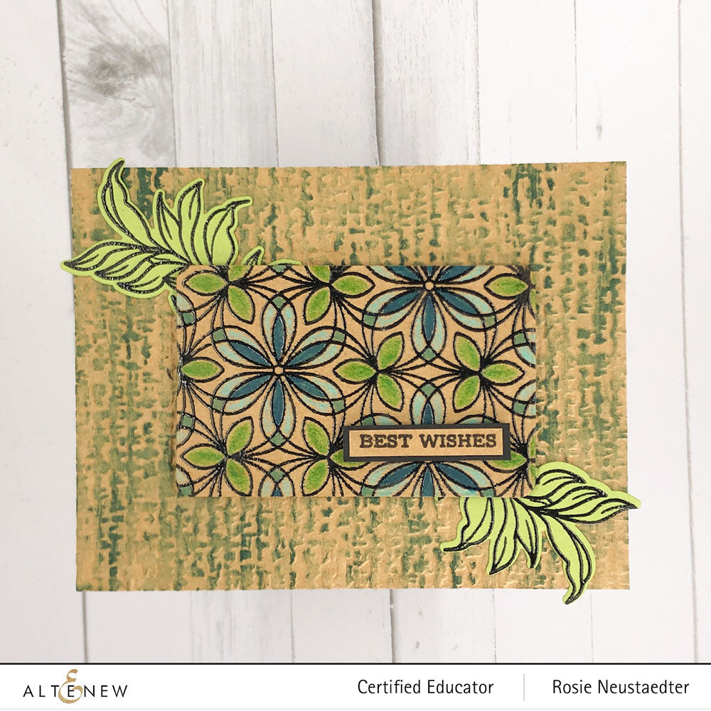 Clear Stamps Geometric Botany Stamp Set