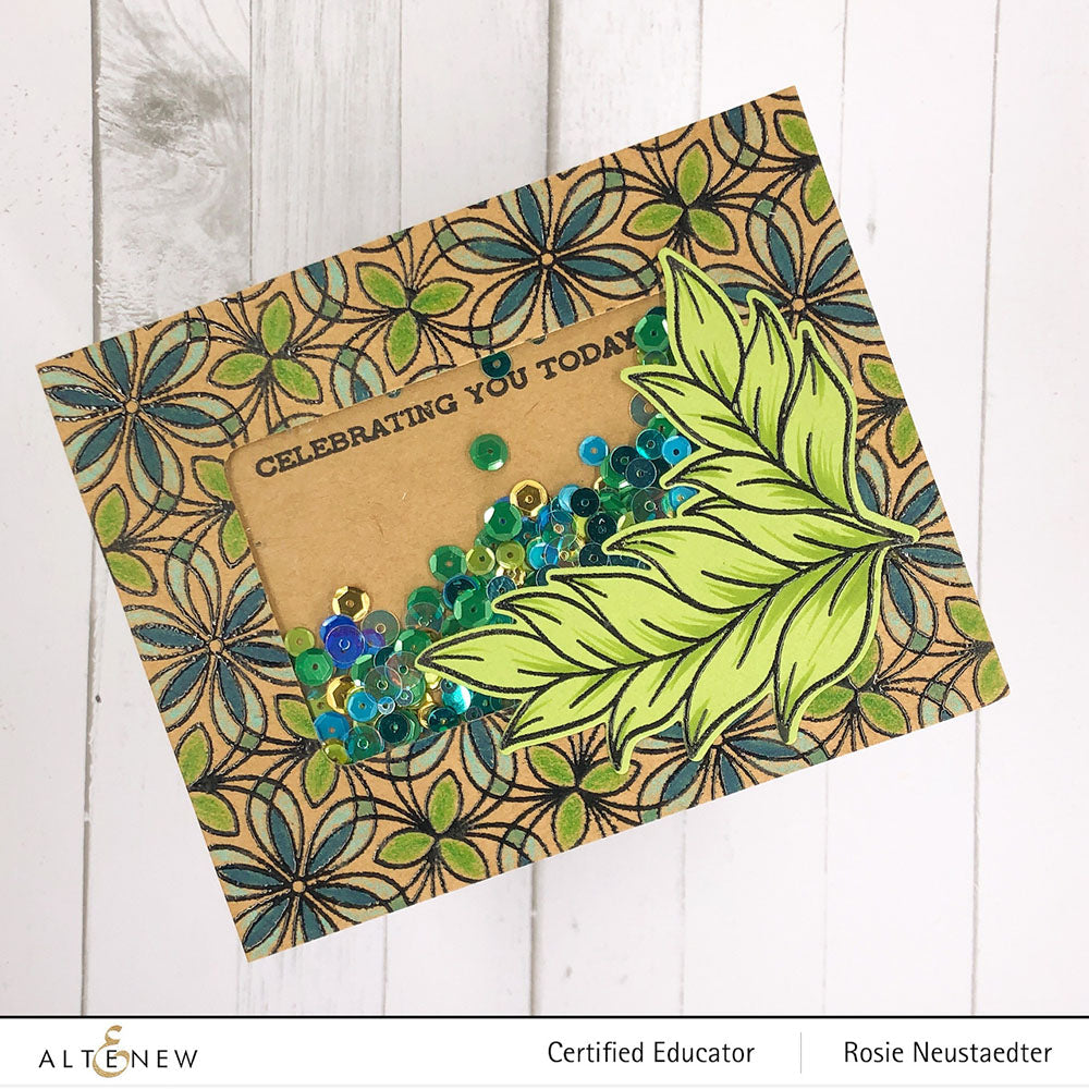 Clear Stamps Geometric Botany Stamp Set