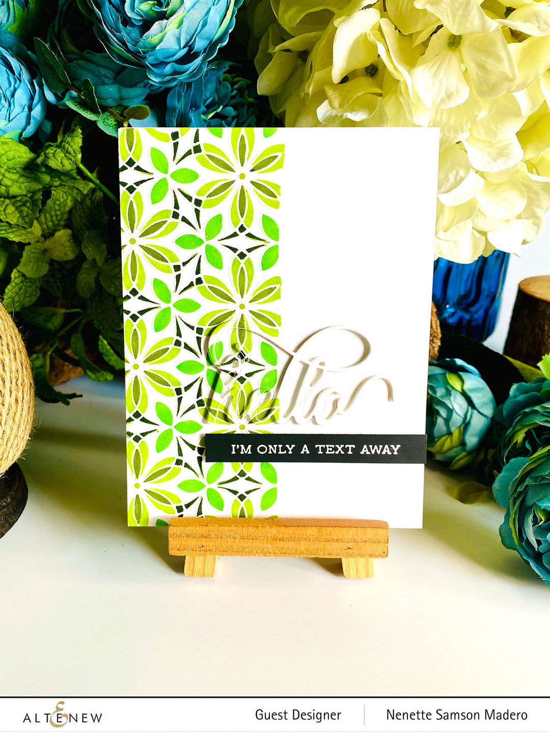 Clear Stamps Geometric Botany Stamp Set