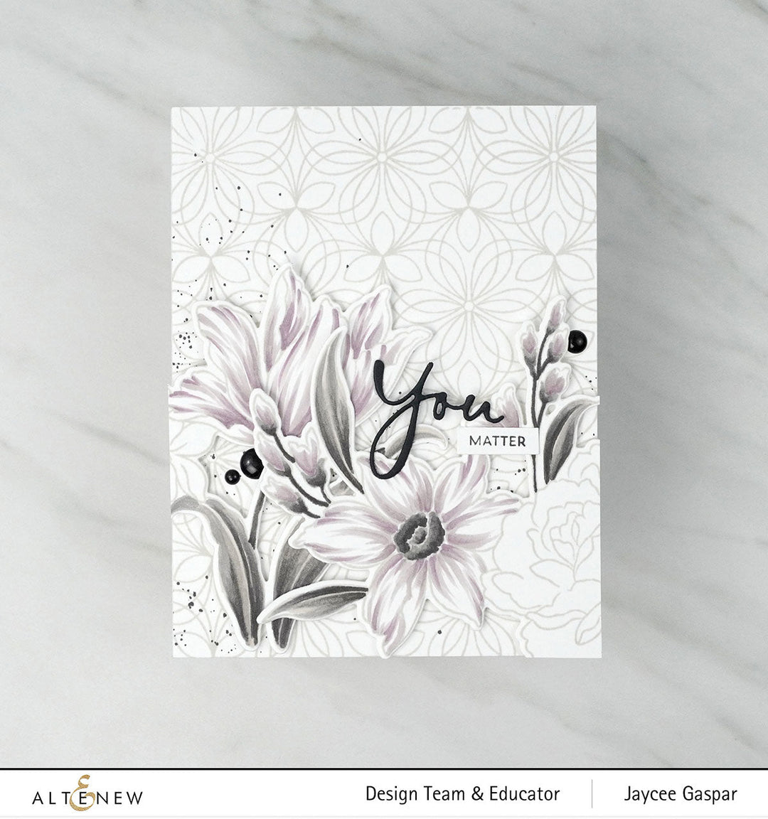 Clear Stamps Geometric Botany Stamp Set