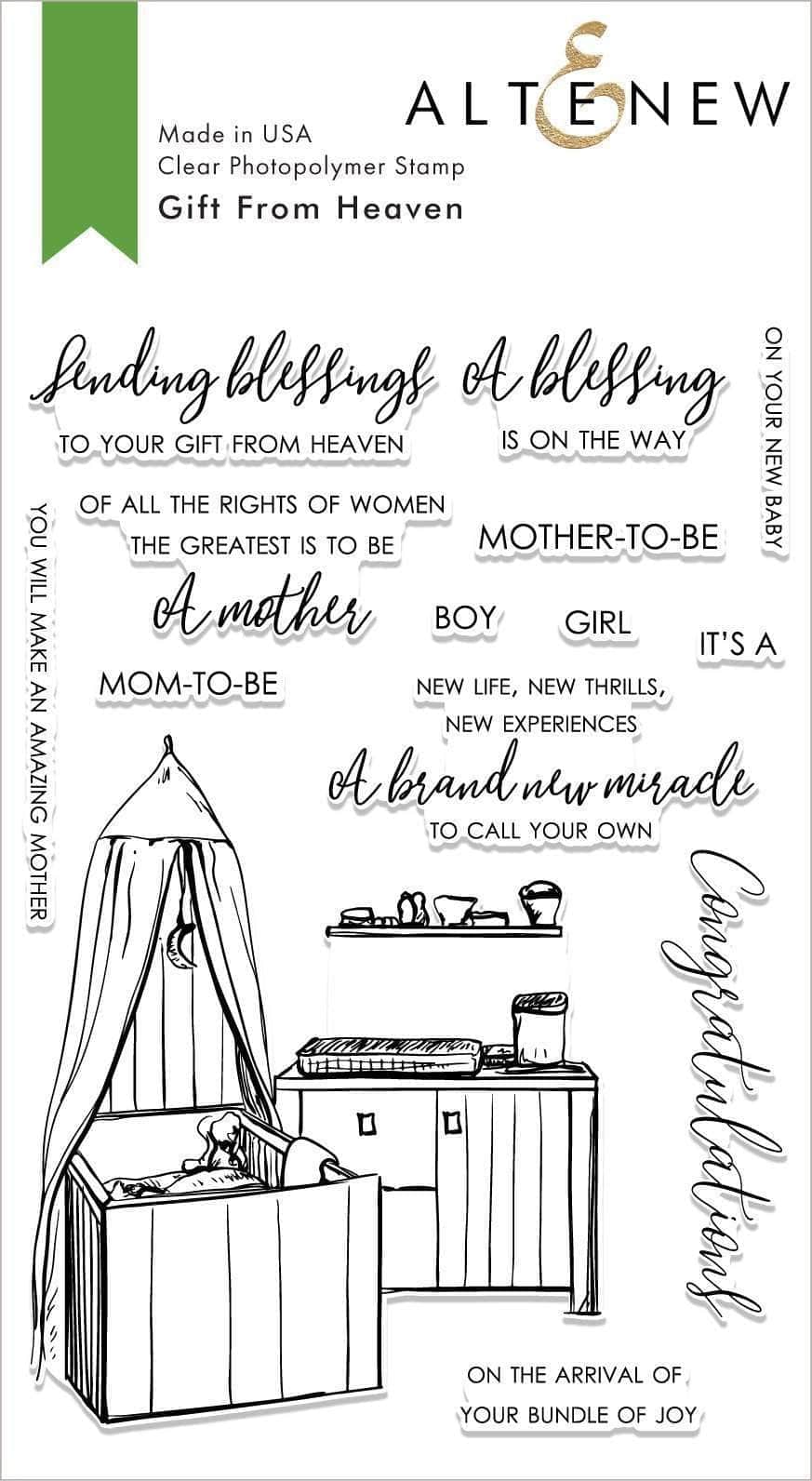 Clear Stamps Gift From Heaven Stamp Set