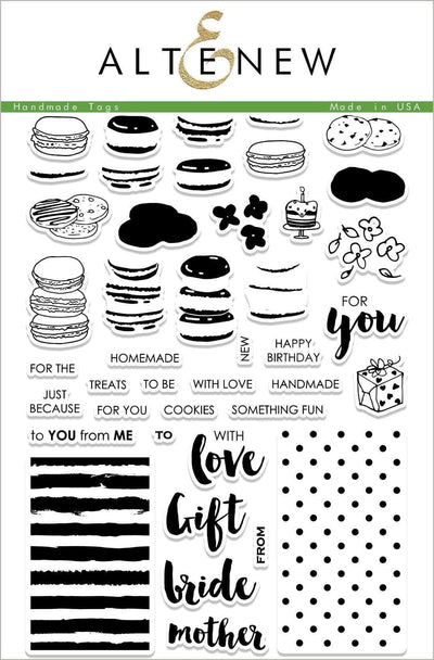 Clear Stamps Handmade Tags Stamp Set