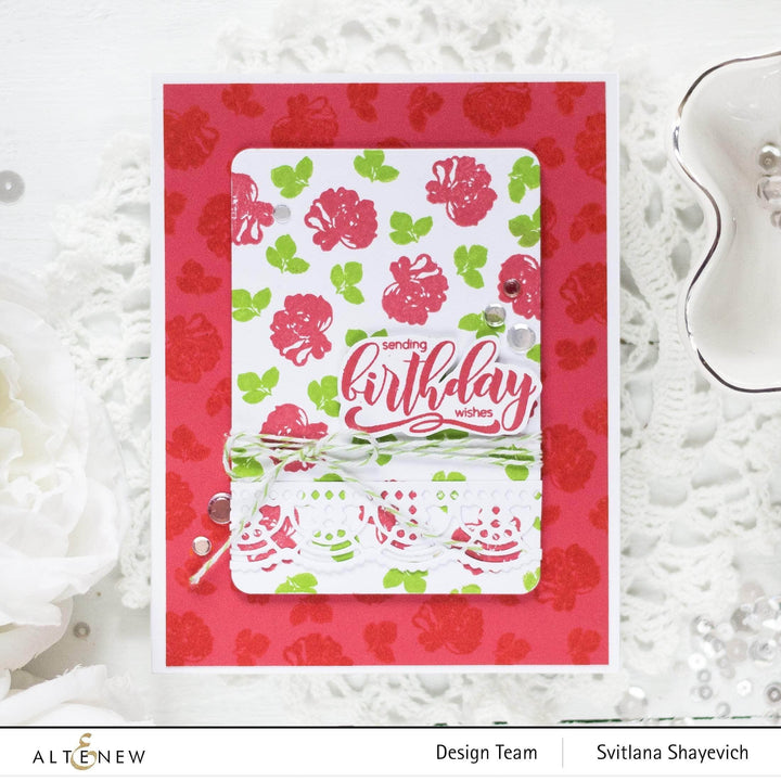Clear Stamps Happy Birthday Stamp Set by The Stamping Village
