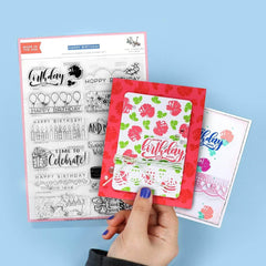 Clear Stamps Happy Birthday Stamp Set by The Stamping Village
