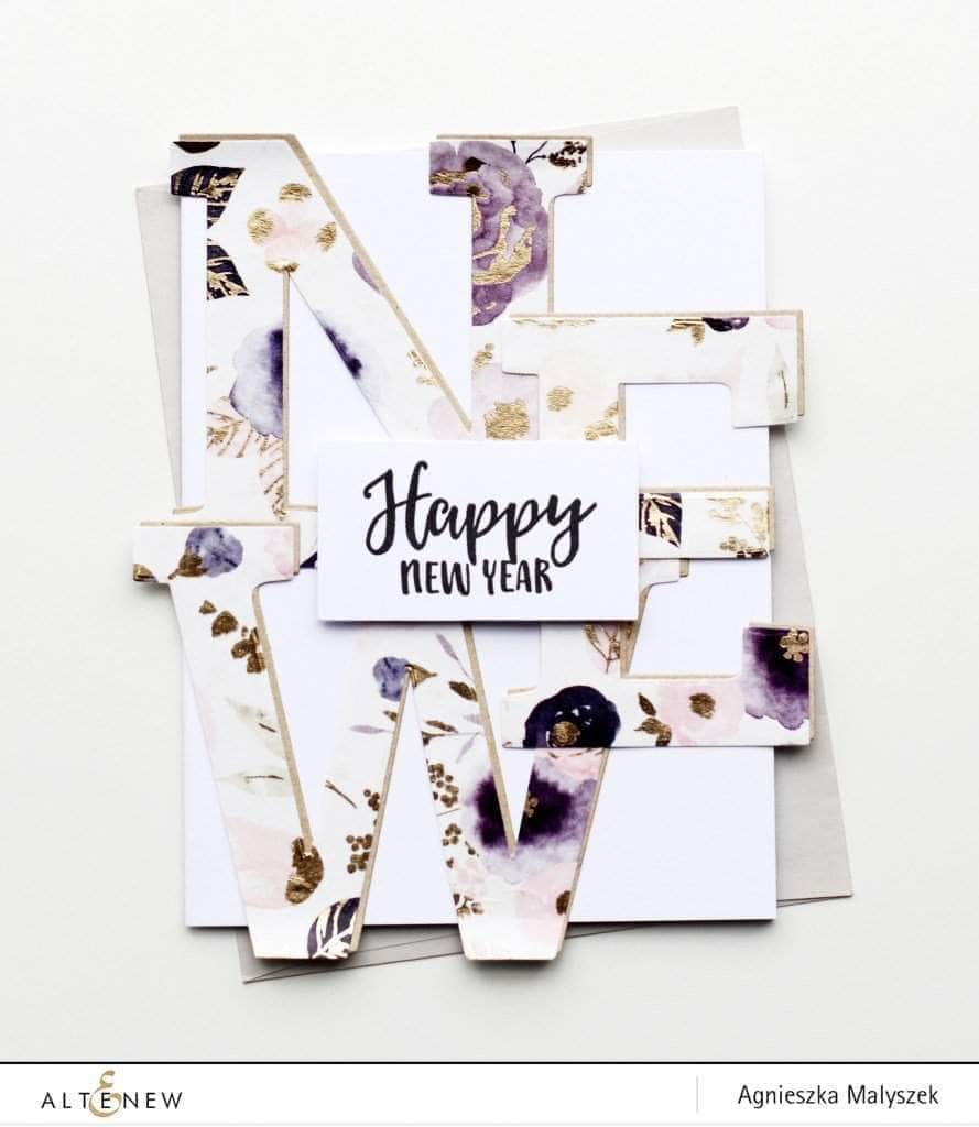 Clear Stamps Happy Holidays Stamp Set