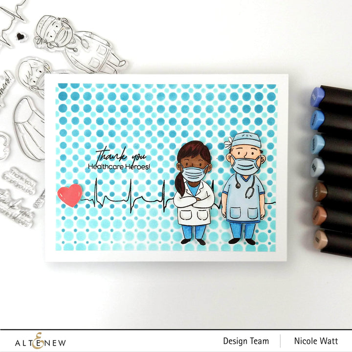 Clear Stamps Healthcare Heroes Stamp Set