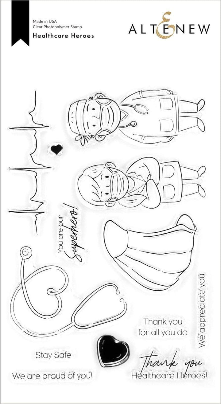 Clear Stamps Healthcare Heroes Stamp Set