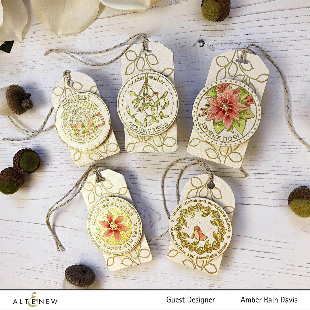 Clear Stamps Holiday Seals Stamp Set by The Stamping Village