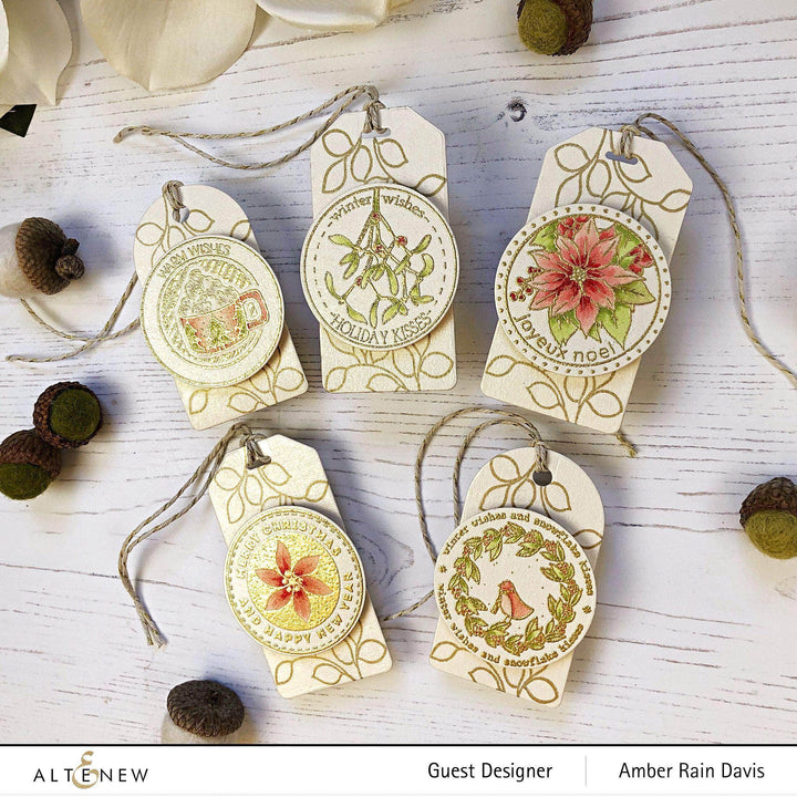 Clear Stamps Holiday Seals Stamp Set by The Stamping Village