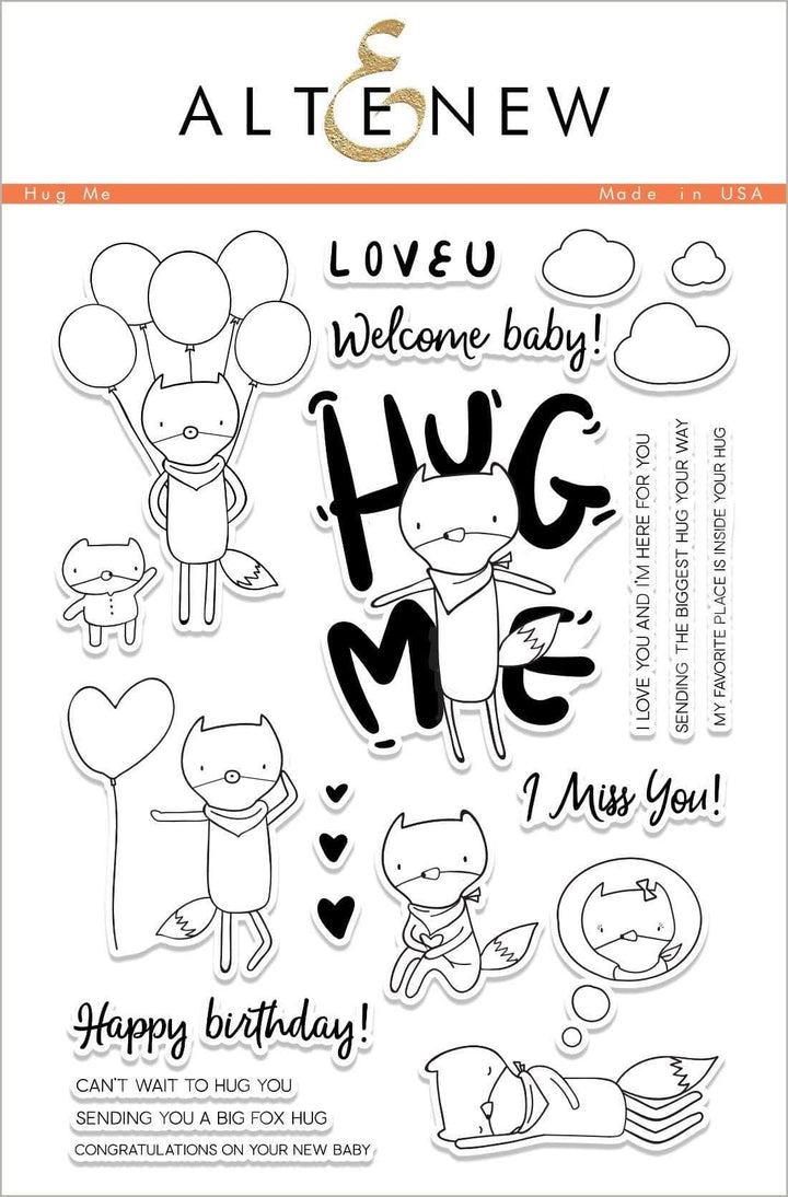 Clear Stamps Hug Me Stamp Set