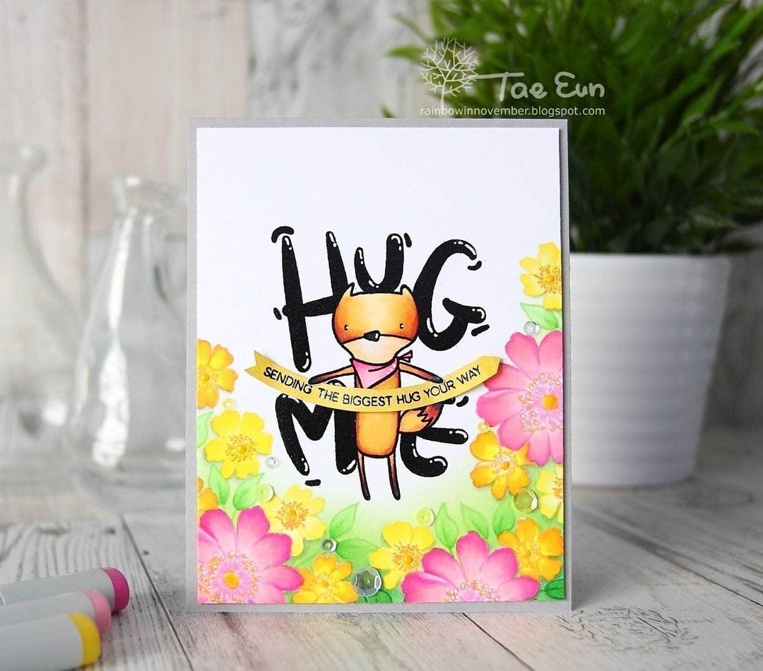 Clear Stamps Hug Me Stamp Set
