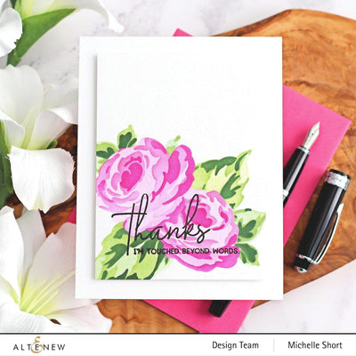 Clear Stamps Inside and Out: Thanks Stamp Set