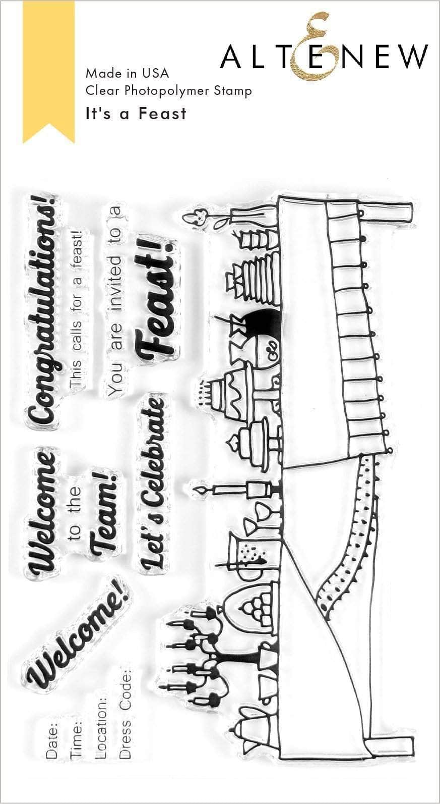 Clear Stamps It's a Feast Stamp Set