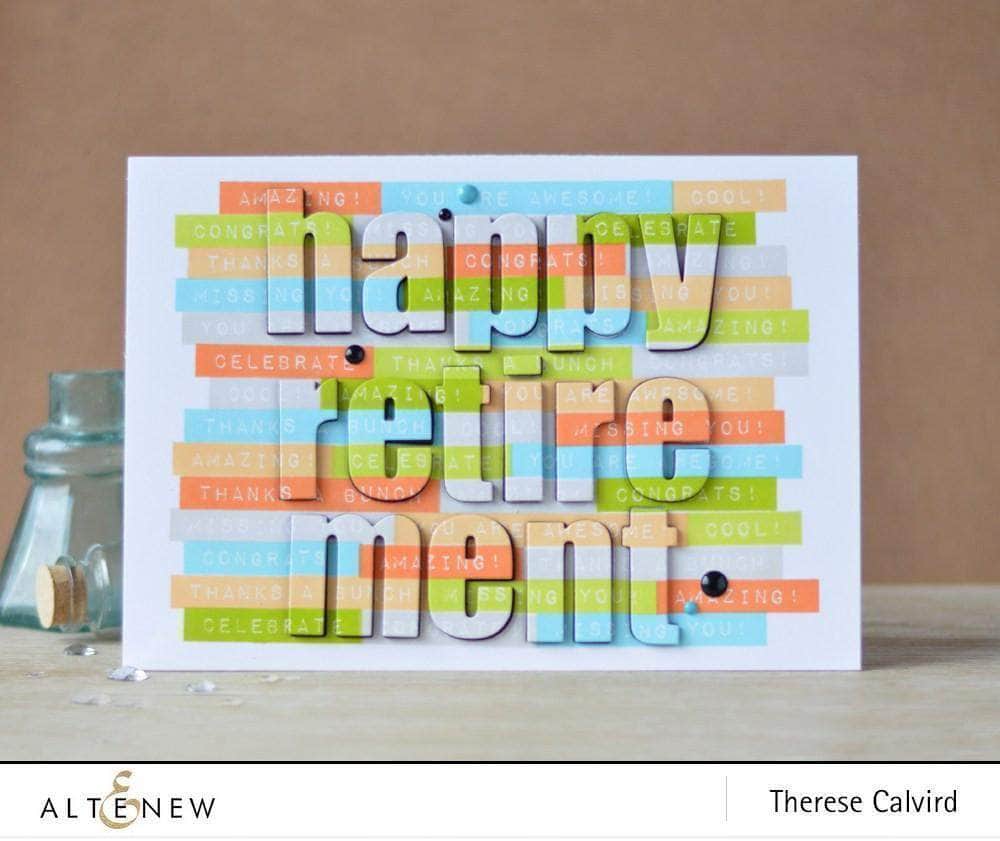 Clear Stamps Label Love Stamp Set