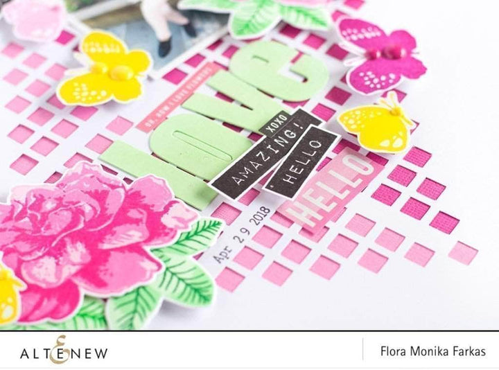 Clear Stamps Label Love Stamp Set