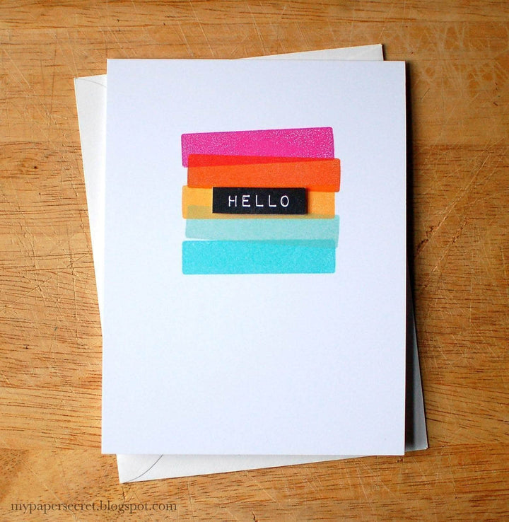 Clear Stamps Label Love Stamp Set