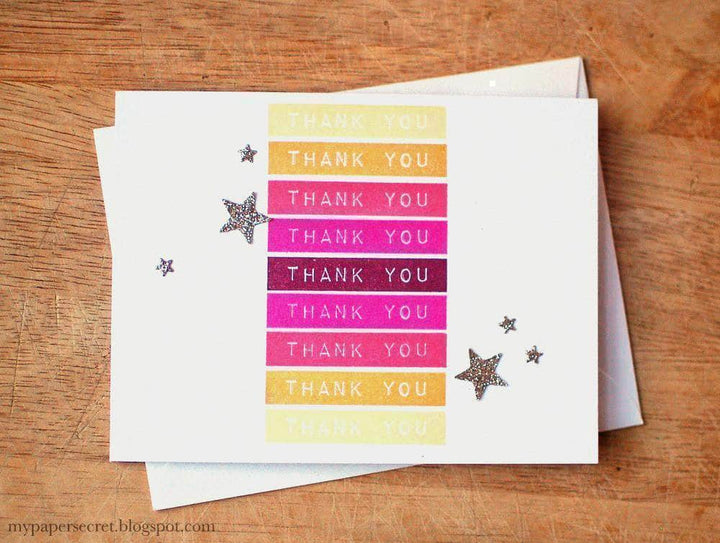 Clear Stamps Label Love Stamp Set