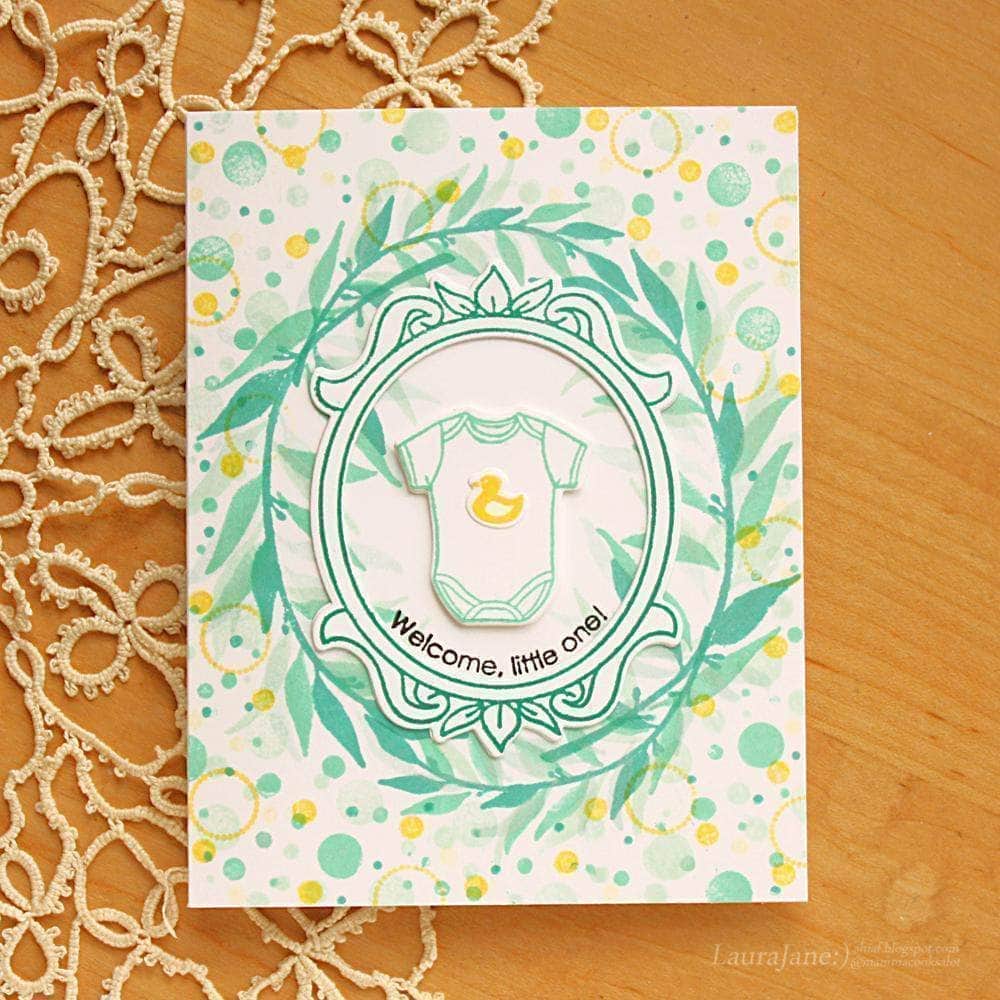 Clear Stamps Layered Laurel Stamp Set