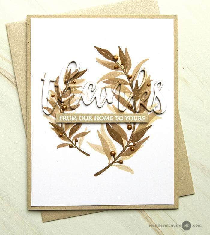 Clear Stamps Layered Laurel Stamp Set