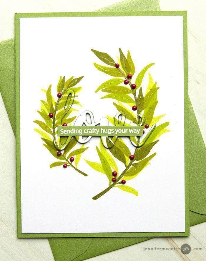 Clear Stamps Layered Laurel Stamp Set