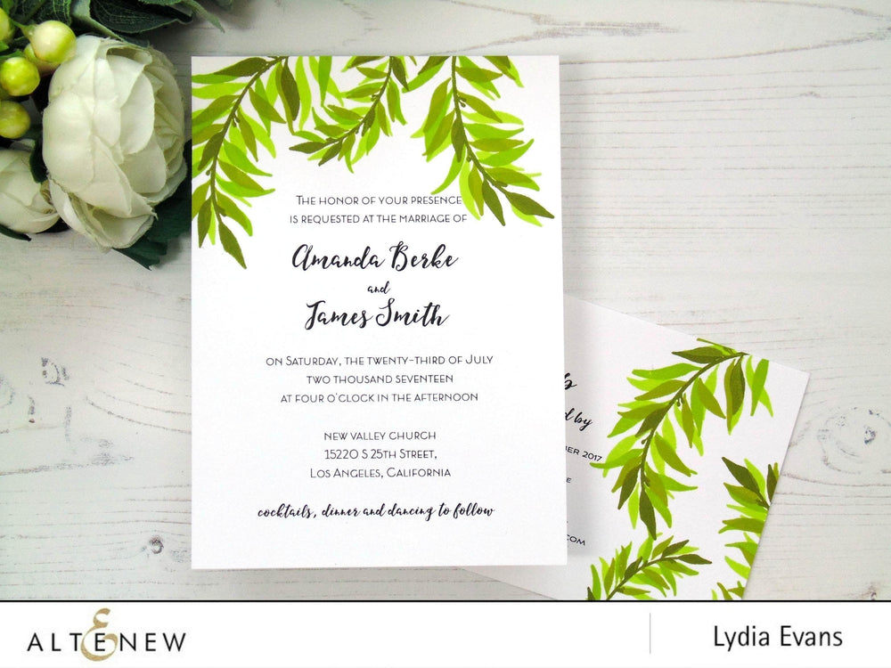 Clear Stamps Layered Laurel Stamp Set