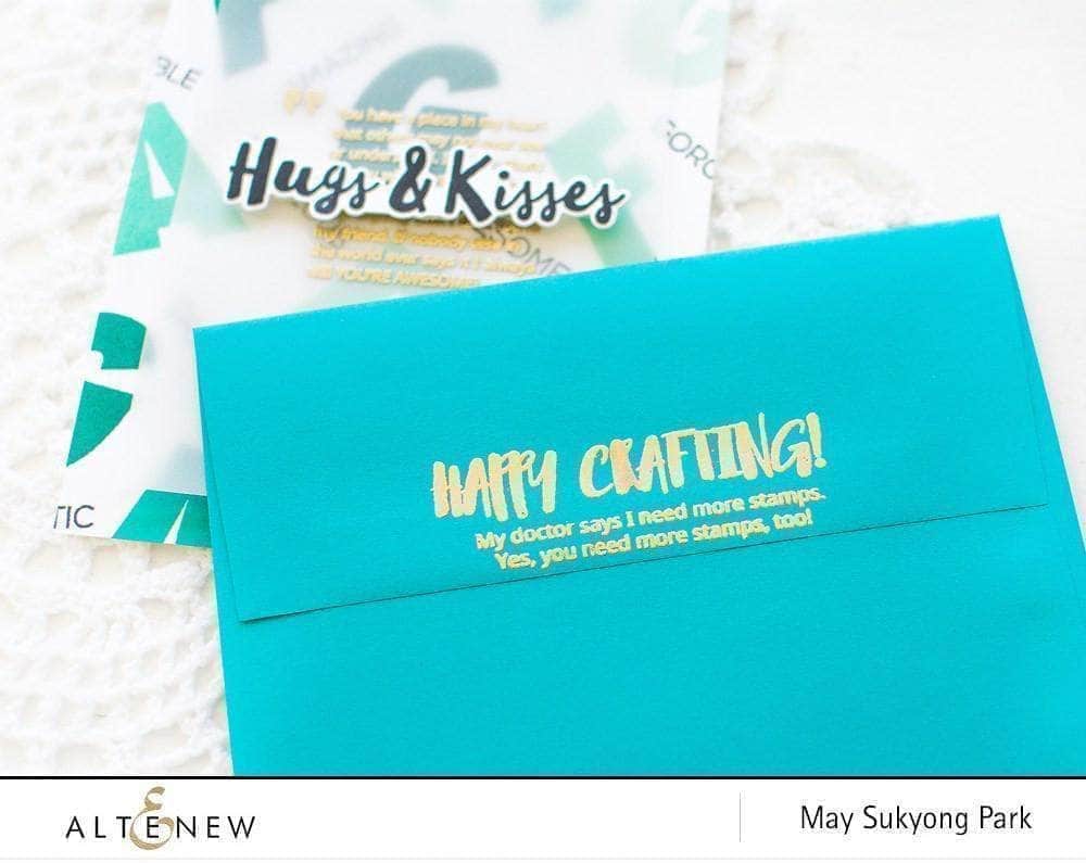 Clear Stamps Layered Letters AFG Stamp Set