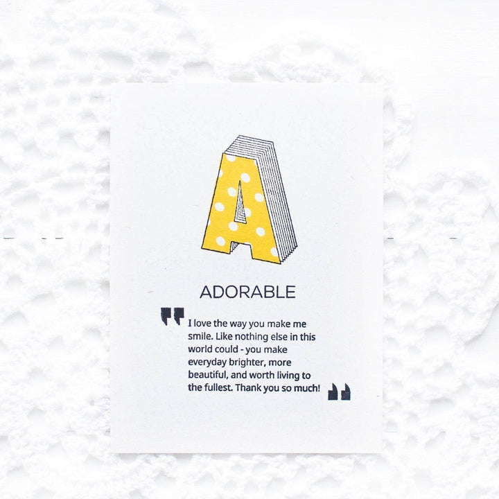 Clear Stamps Layered Letters AFG Stamp Set