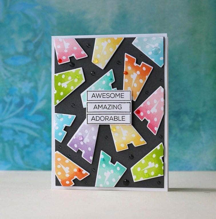 Clear Stamps Layered Letters AFG Stamp Set