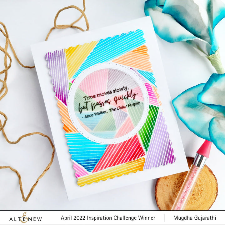 Clear Stamps Linear Spiral Stamp Set