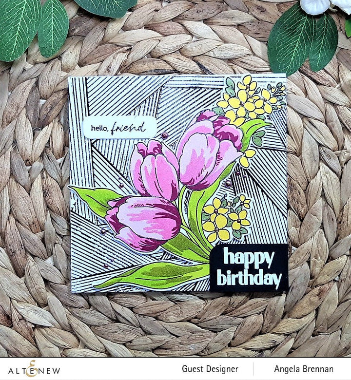 Clear Stamps Linear Spiral Stamp Set