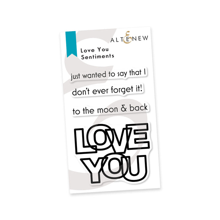 Clear Stamps Love You Sentiments Stamp Set