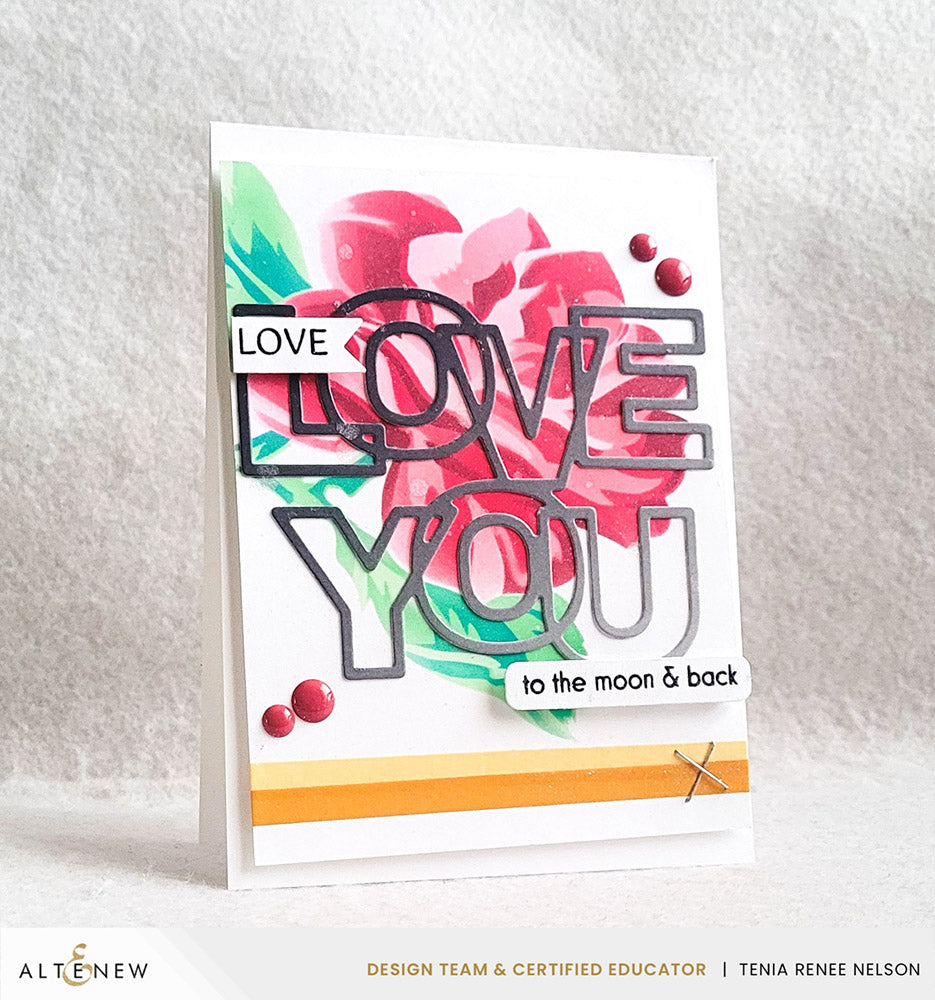 Clear Stamps Love You Sentiments Stamp Set