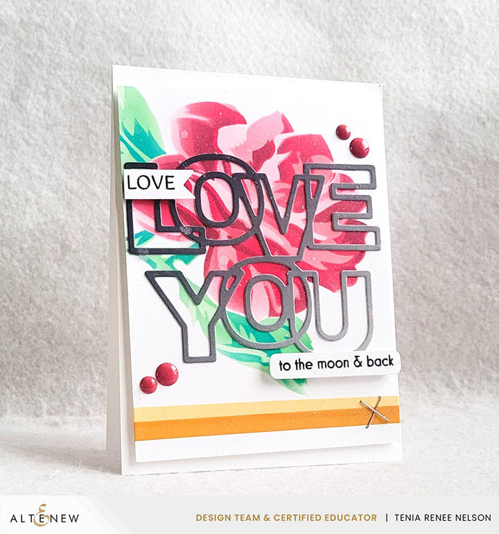 Clear Stamps Love You Sentiments Stamp Set