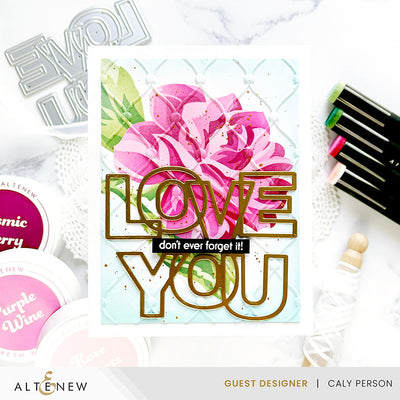 Clear Stamps Love You Sentiments Stamp Set