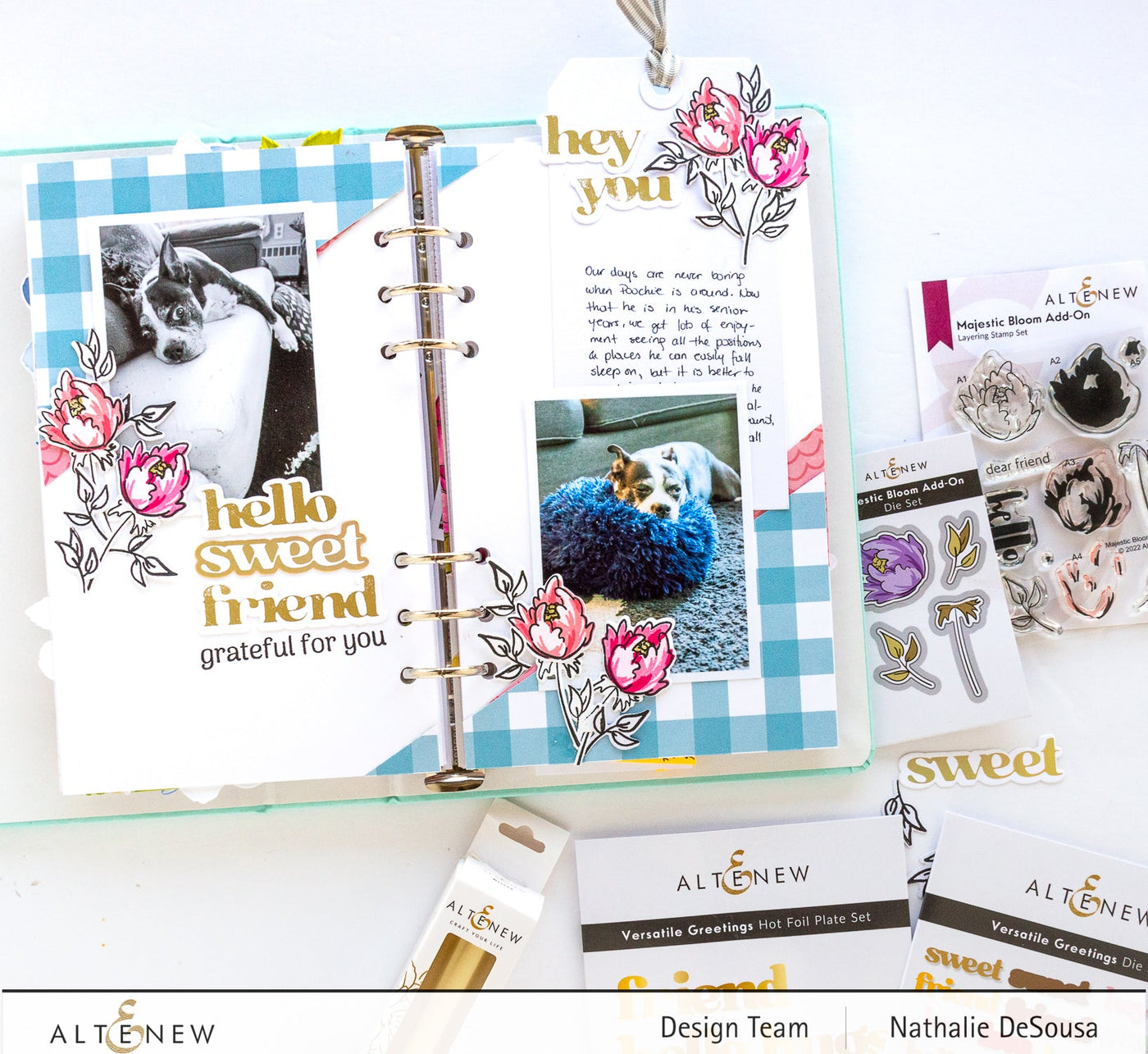 Clear Stamps Majestic Bloom Add-On Stamp Set