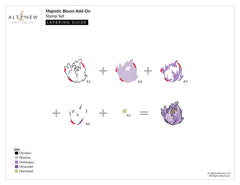 Clear Stamps Majestic Bloom Add-On Stamp Set