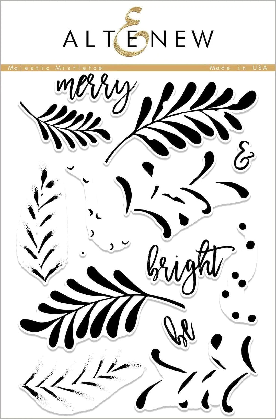 Clear Stamps Majestic Mistletoe Stamp Set