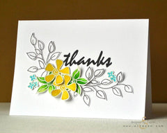 Clear Stamps Many Thanks Stamp Set