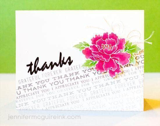Clear Stamps Many Thanks Stamp Set