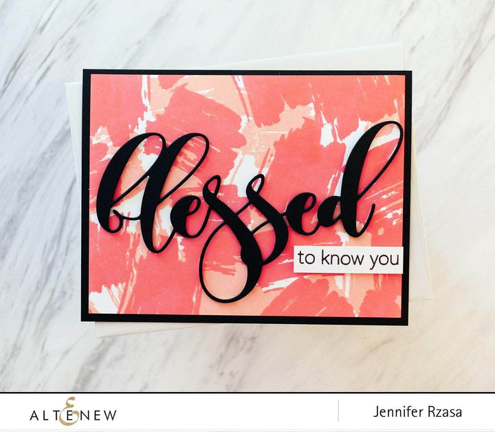 Clear Stamps Mega Greetings 4 Stamp Set