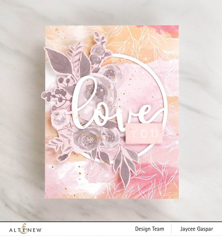 Clear Stamps Mega Label Love Stamp Set