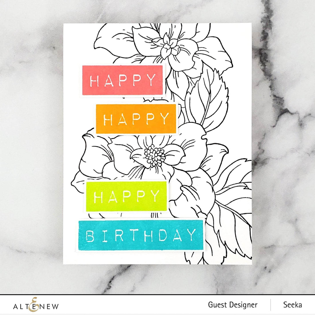 Clear Stamps Mega Label Love Stamp Set