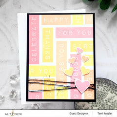 Clear Stamps Mega Label Love Stamp Set